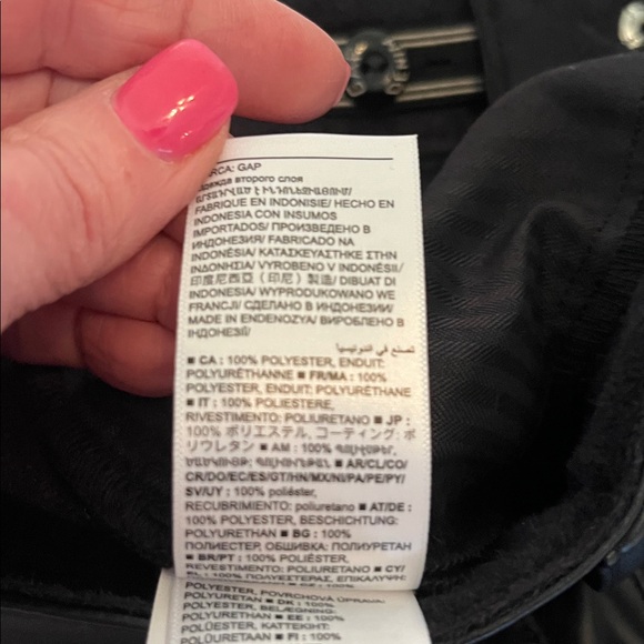 NWT Gap Faux Leather Girls High Rise Flares - Picture 9 of 9